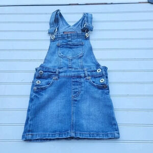 Jalate Denim Dress Jumper Overall Jeans Adjustable Blue Sz 5